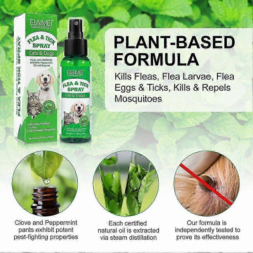 اسپری دورکننده حشرات و انگل ELAIMEI برای سگ و گربه